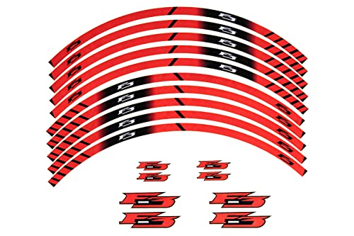 aVDB Liseret de jante racing modèle F3 pour F3 675 / F3 800 / CBR 600 F3 (ROUGE) Cover