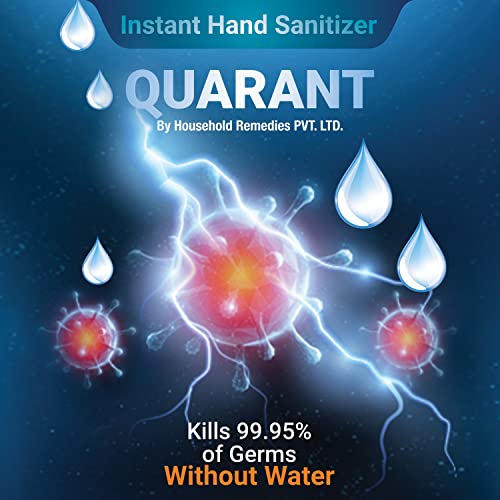 Image of QUARANT 80% Alcohol Based Instant Hand Sanitizer Pump, Kills 99.9% Germs, WHO Recommended Formula & FDA Approved, 500 ML (Pack of 1 Bottle)