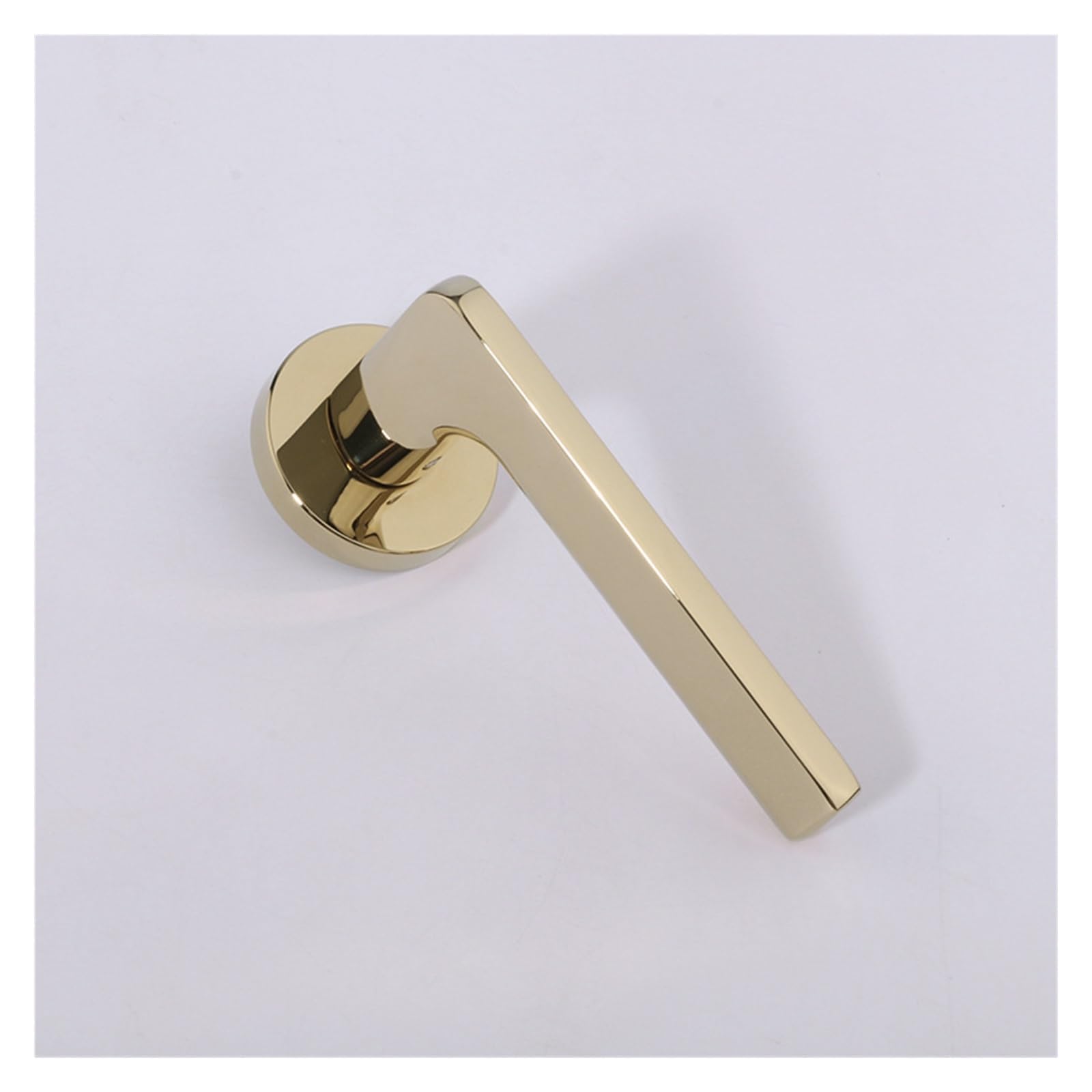 NYRXRYTCA Simple zinc Alloy Indoor Wooden Door Silent Door Lock Kitchen Bedroom Door Household Split Lock(D31 S981 PVD Silent)