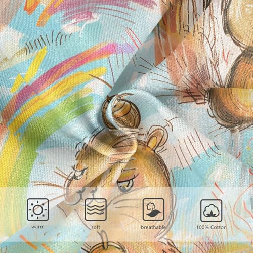 visesunny Boys Cotton Underwear Children Draw Squirrel Printed Toddler Soft Training Briefs Size 2T-8Y for Kids4