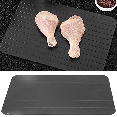 Ontdooilade, Keuken Snel Ontdooien Plaat Luchtvaart Aluminium Ontdooilade Snijplank voor Bevroren Vlees Zeevruchten - Image 6