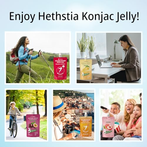 Hethstia Konjac Jelly Pouch Drinkable Mango Flavor, 10 Pack, Vegan - image 6