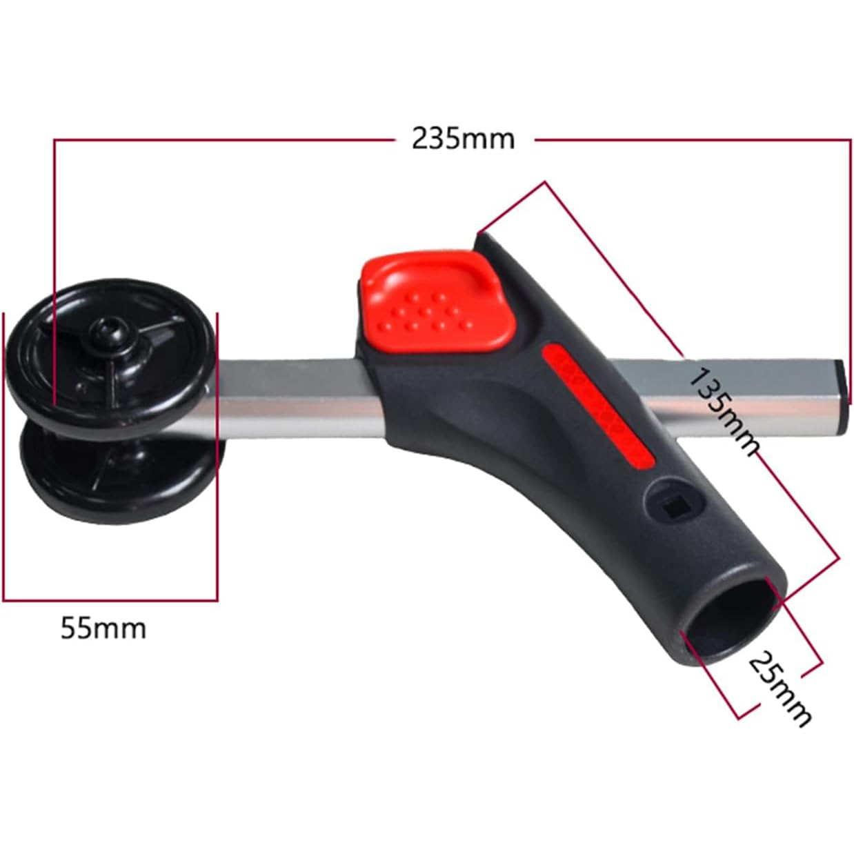 Soporte antivuelco para silla de ruedas, rueda de soporte antivuelco de altura ajustable de 5 niveles, material de aleación de aluminio duradero para asistencia de movilidad de discapacitados