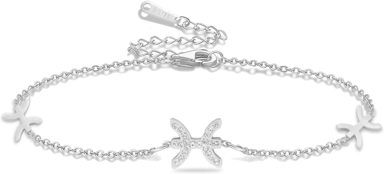 XIUNYIE Adjustable Stainless Steel African Ethnic Berbers Kabyle Tribe Symbol Bracelet for Women Muslim Symbol Charm Jewelry, Silver