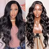 QTHAIR 14A HD Lace Front Wigs Human Hair Body Wave Lace Front Wigs Human Hair Pre Plucked Glueless Wigs Human Hair Frontal Wigs Human Hair Hd Lace Wigs Female Women Human Hair Glueless 20inch