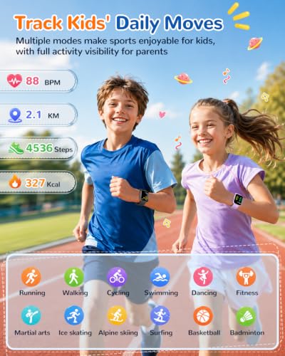 Image of No App Fitness Tracker for Kids Gift ,Smart Watch Toys with 7 Puzzle Games