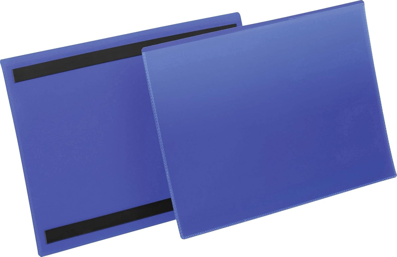 Durable 174507 - Tasche con Bande Magnetiche, 311 x 225 mm (L x H), Confezione da 50 Pezzi, Blu