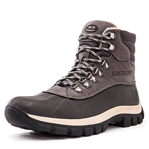 kingshow Men's 1705 Work Snow Boots3