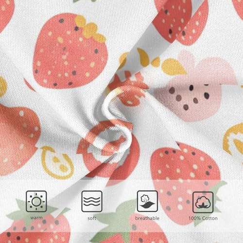 KLL Vector Strawberry Pattern Design Toddler Boy Soft Briefs Breathable Children Panties3