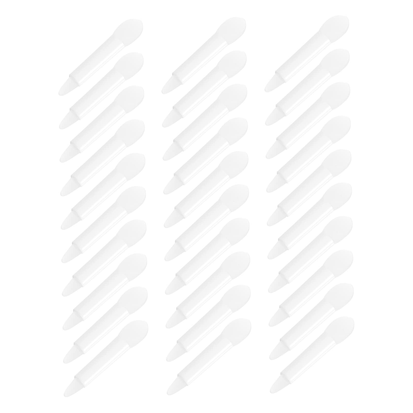 PartyKindom Portable Lip Makeup Brush 30pcs Silicone Lipstick Applicator Kit Face Mask Brush for Travel