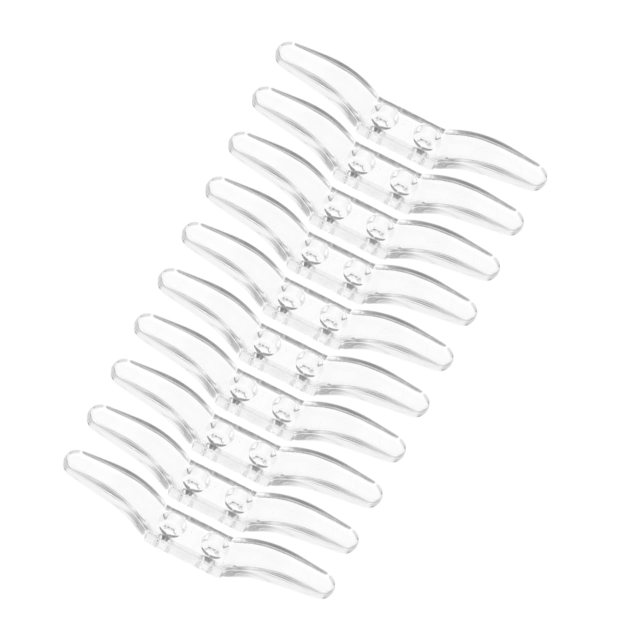 Cabilock 10PCS Transparent Window Blind Cord Cleats Hooks for Curtain and Blinds Cord Management and Organization for Home and Office Use