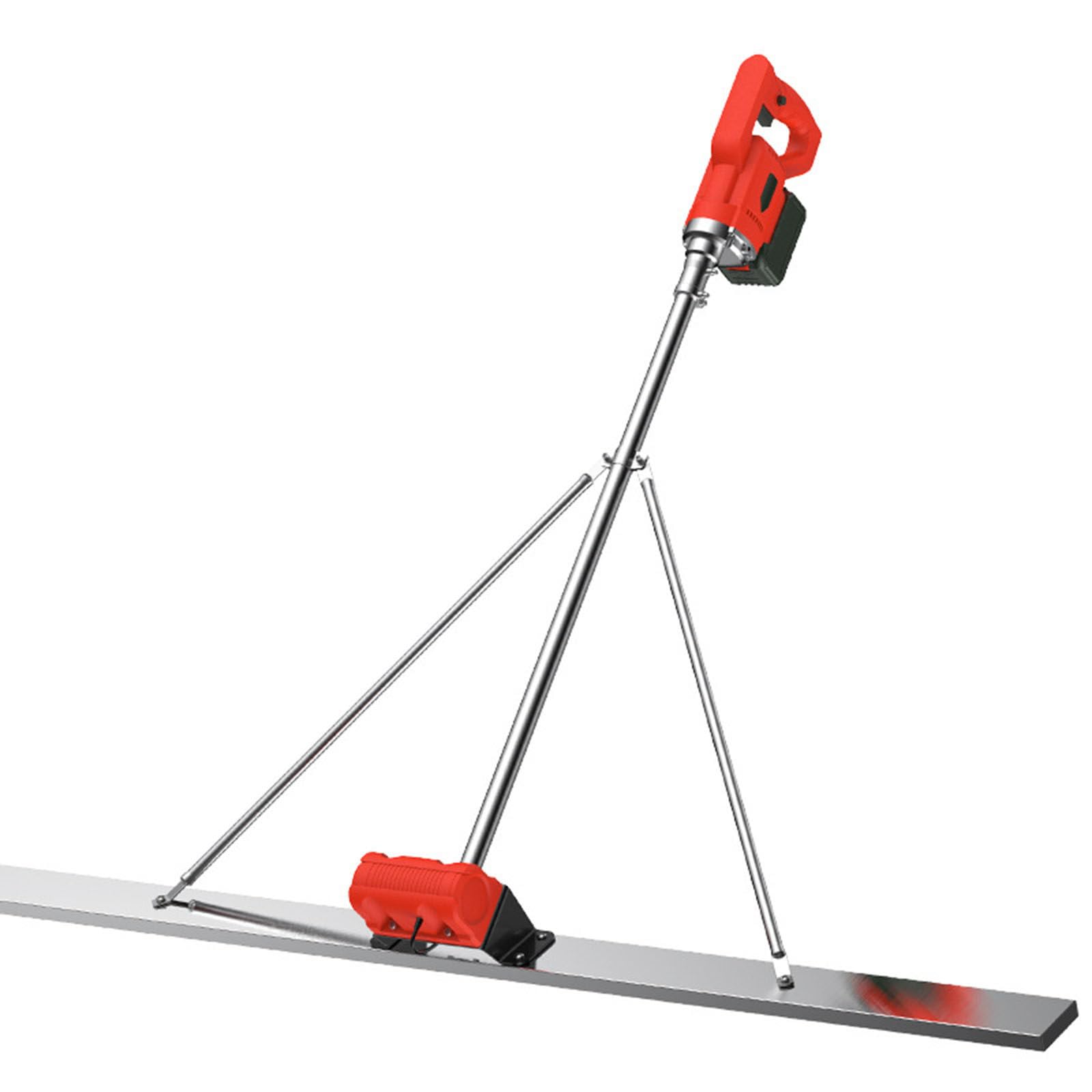 ylpddmm Concrete Screed Vibratory Kit,Power Screed Concrete Finishing Vibra Tool 1.5M-2batteries