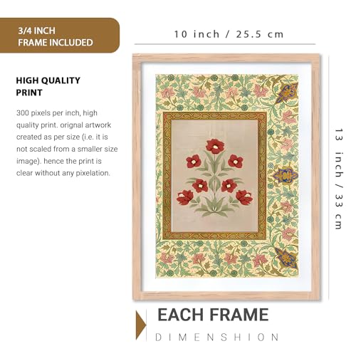 Image of kotart Premium Digital Madhubani Art Paintings with Frame for Home Decor - Painting for Wall Decoration - Pack of 6 (10x13, wall decor)
