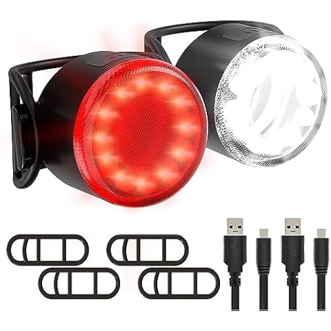 Hybrid Sport USB Rechargeable Bike Lights Set Cover