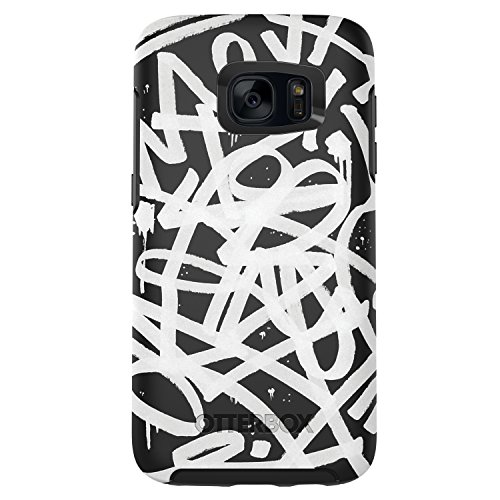 OTTERBOX Symmetry Series Case for Samsung Galaxy S7 - Retail Packaging - Graffiti (Black/Black/Graphic)