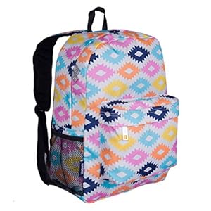 Wildkin 16 inch Kids Backpack–Durable Padded Spacious School Bag for Boys Girls Aztec