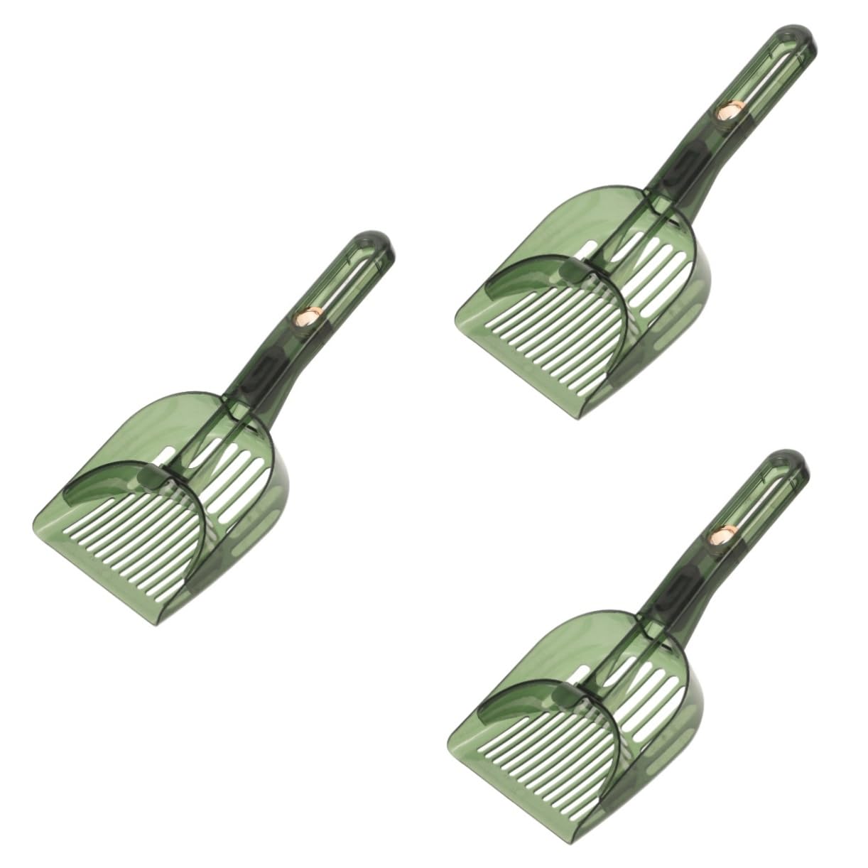 Sosoport 3pezzi Cat Litter Scoop Scoperchio per Lettiera Fessure per Feces Strumento e Facile e