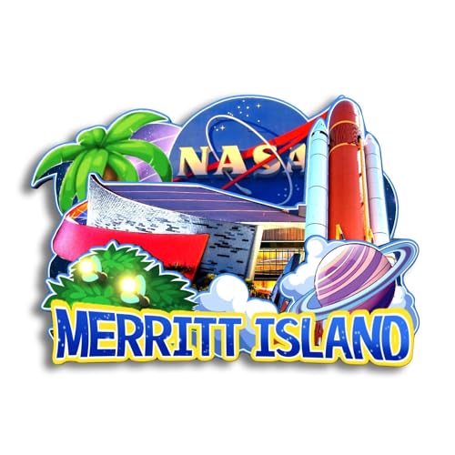 Imán decorativo redondo Merritt Island Quwsne miniatura 1