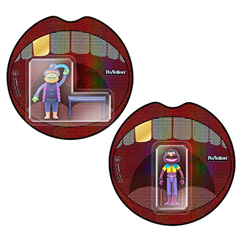 Super7 The Muppets Electric Mayhem Band Animal (Glitter) - Figura de ação Muppets de 9,5 cm com aces