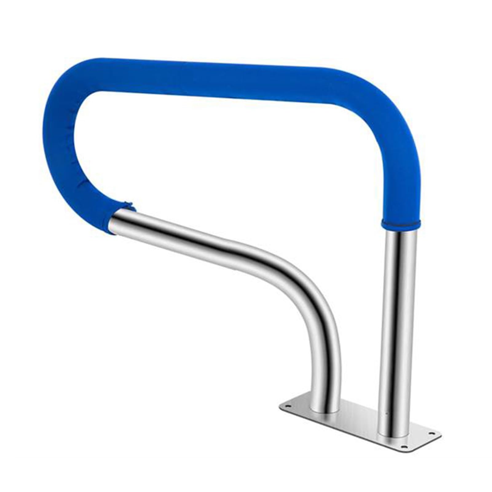 Pool Rail Pool Handrail,Swimming Pool Stair Rail,304 Stainless Steel Pool Railing,with Quick Mount Base,Bears Up to 250 Lbs,for Indoor Outdoor Water Park