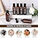 Travel Bottles for Toiletries 6 PCS 3.4oz/100ml Travel Size Containers Plastic Lotion Bottle TSA Approved Leak Proof Squeeze Bottles with Flip Cap for Toiletries, Shampoo & Lotion (Brown)