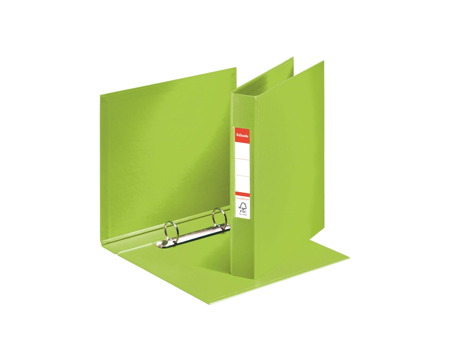 Esselte VIVIDA 47686 Ring Binder A5 Pack of 10 2 Rings 25 mm Polypropylene Green