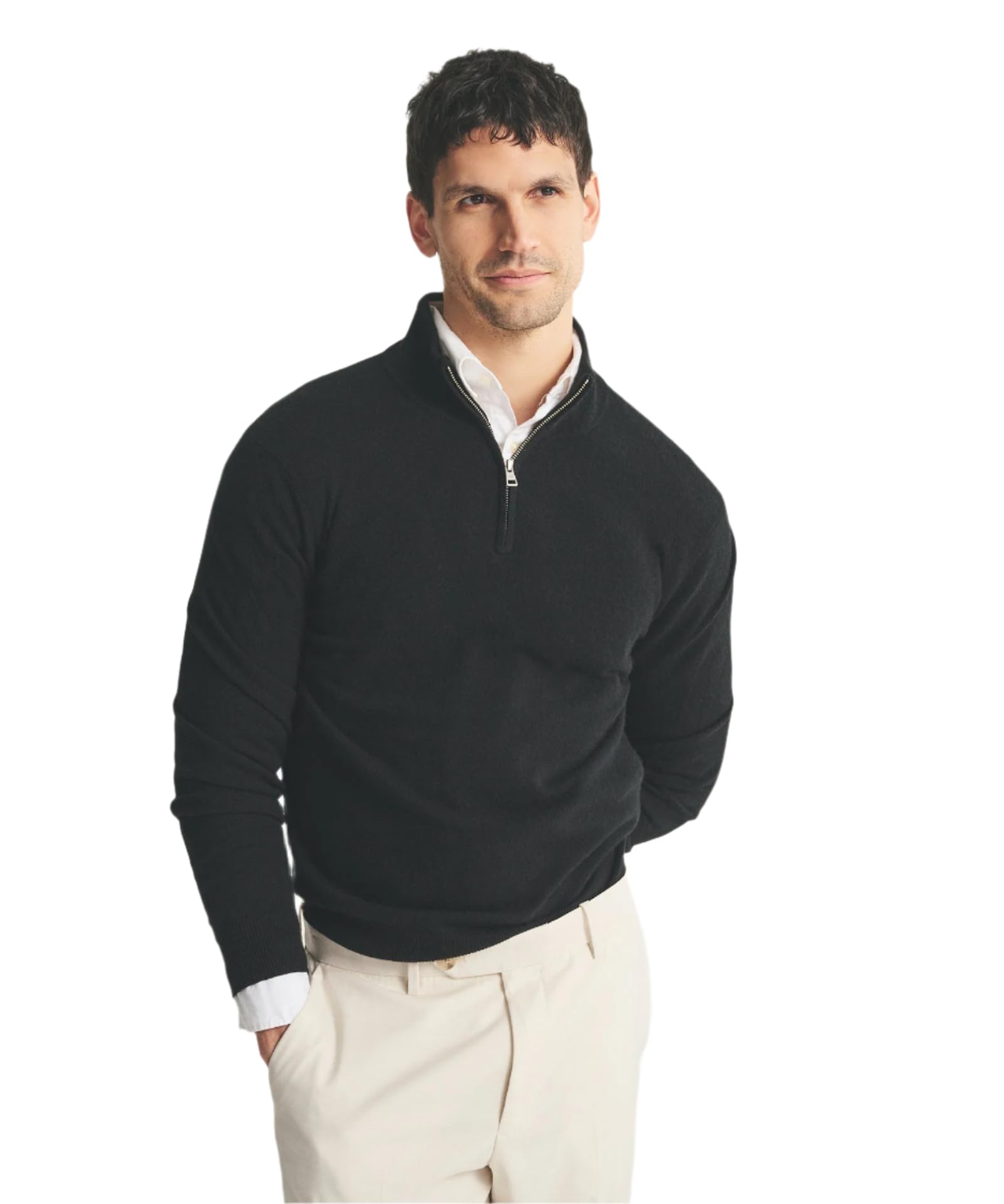 naadam Mens Signature Cashmere Quarter Zip-picture-17