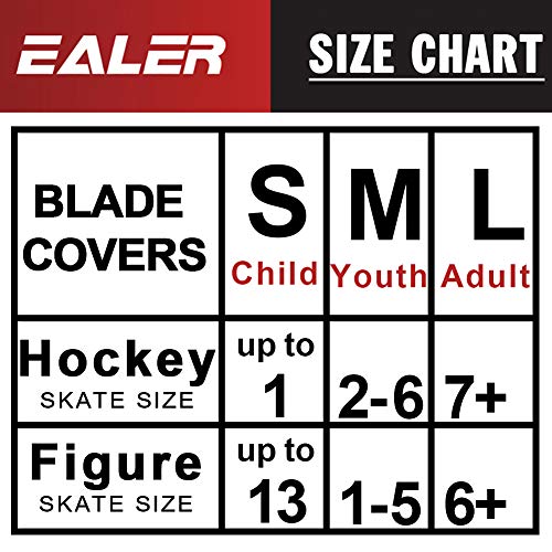 image for EALER SKC100 Ice Skate Blade Covers,Guards for Hockey Skates,Figure Sk