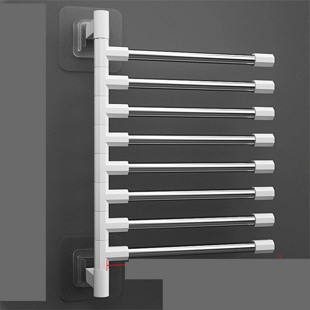 Étagère de salle de bain rotative pour organiser l'espace douche et cuisine