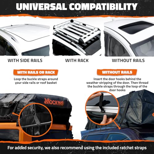 Mockins Bolsa de Techo para Carro XXL 72"x48"x20" Suave 840D con Accesorios miniatura 4