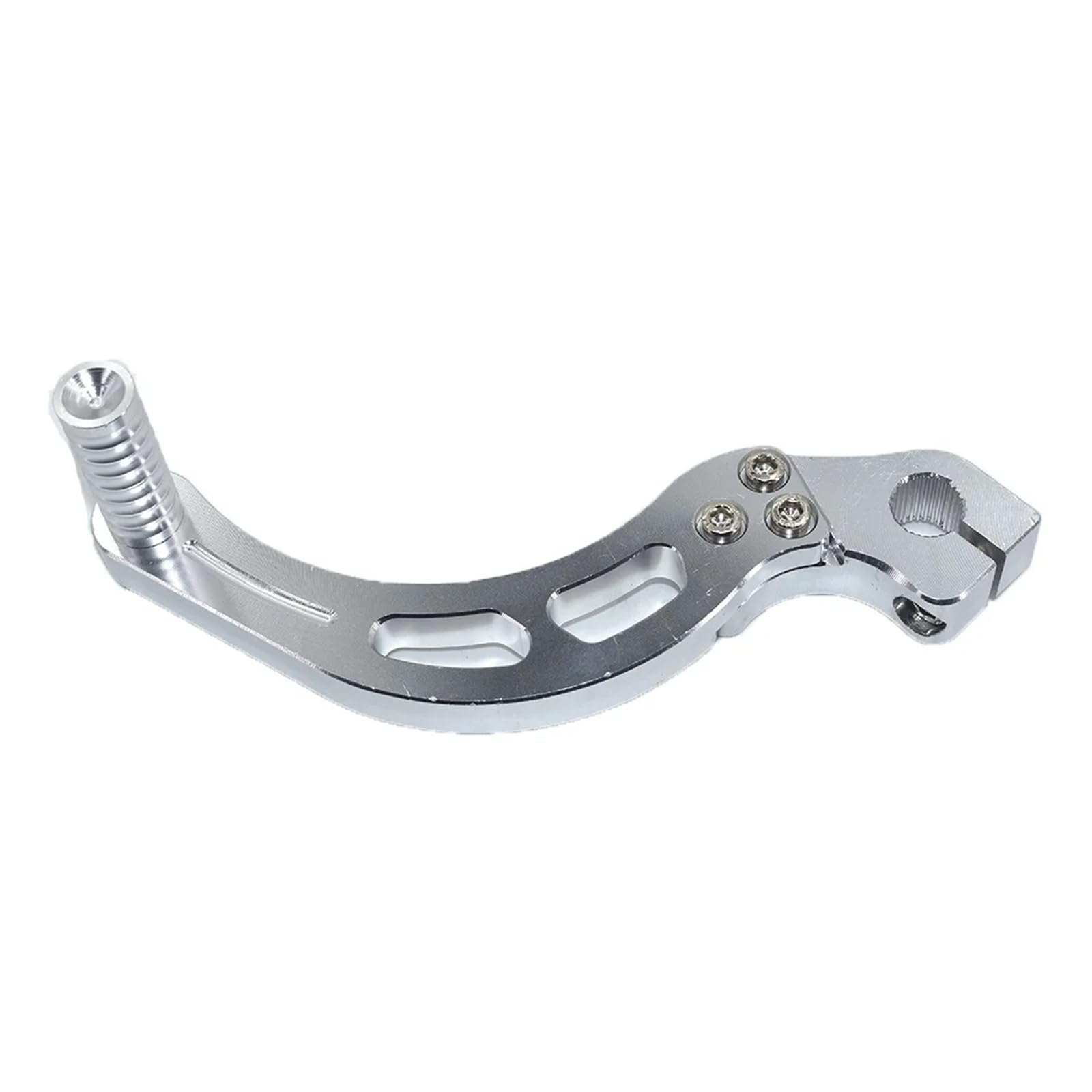Gconla Silver Motorcycle Gear Shifter Lever Universal Gear Shifter Shift Lever Pedal Toe Peg For Motorcycle Atv Replacement Modification