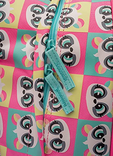 Mochila Escolar com Rodinha e Lancheira Panda Summer - Puket