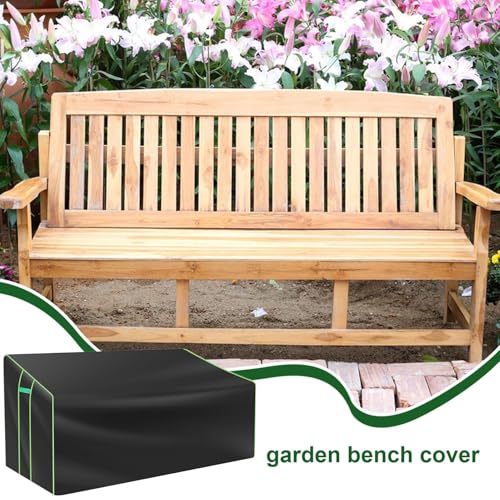 Funda para sofá de dos plazas para exteriores impermeable para banco de patio de jardín 5
