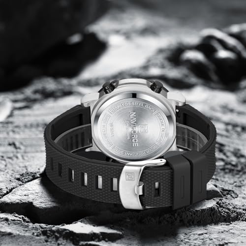 Image of NAVIFORCE NF9241T Dominant Multifunctional Silicone Strap Sport Digital Watch
