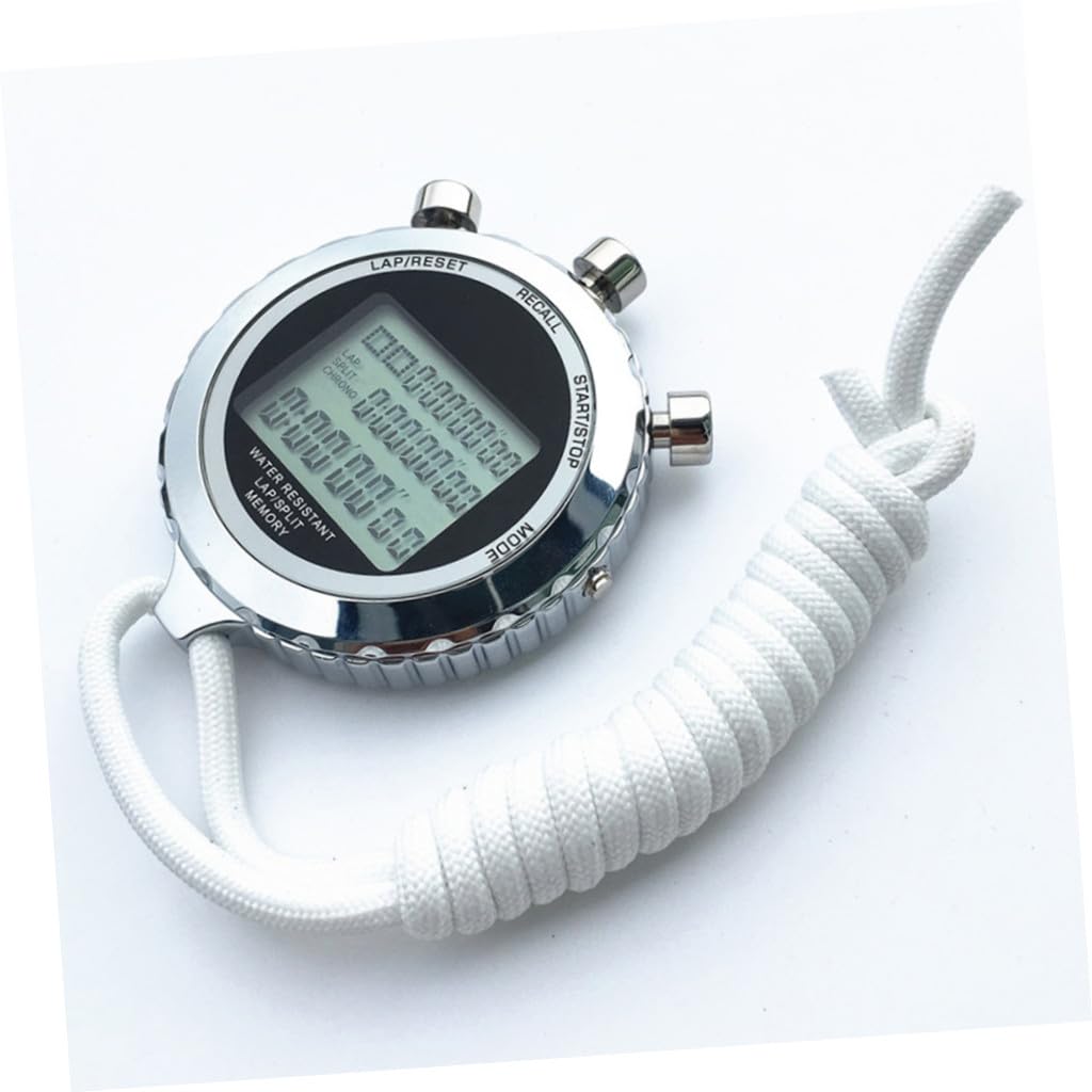 UKCOCO Cronómetro Digital Profesional y Pantalla LCD de 3 Niveles de Acero Inoxidable con Cronógrafo 1 para Entrenamiento Deportivo y Cocina