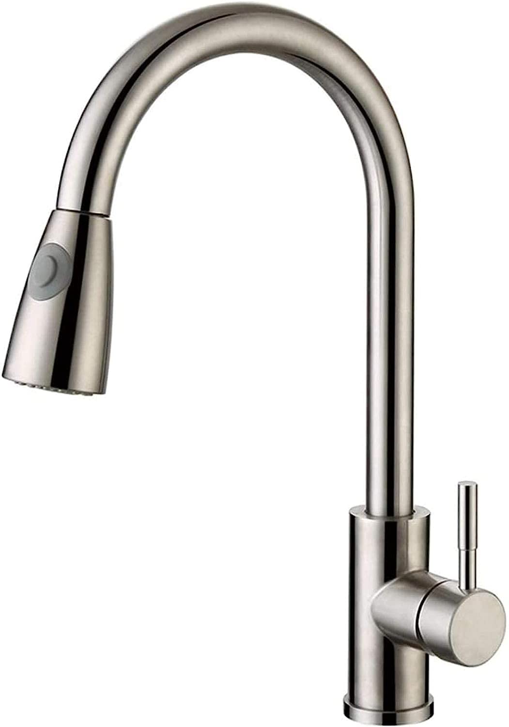 Robinet extractible d'évier chaud et froid avec bec orientable pour un nettoyage précis
