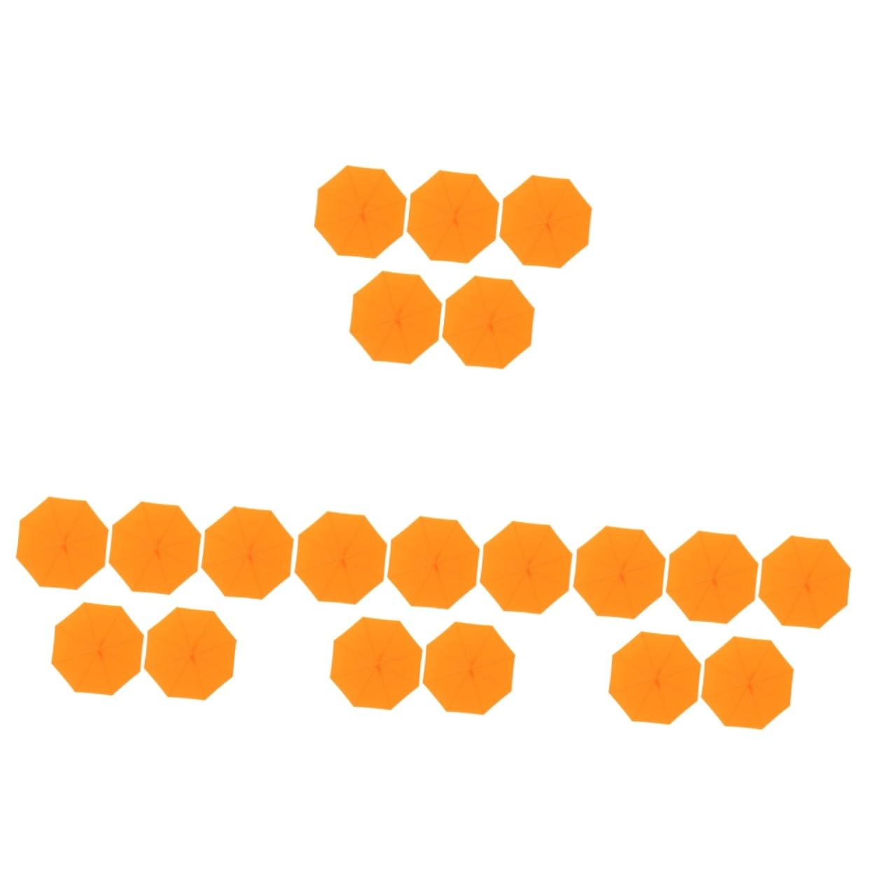 MAGICLULU 4 Set Di Coperchi Flessibili A Forma Di Ombrello in Silicone Per Tazze Facili Da Pulire E Portatili 5 Pezzi*4