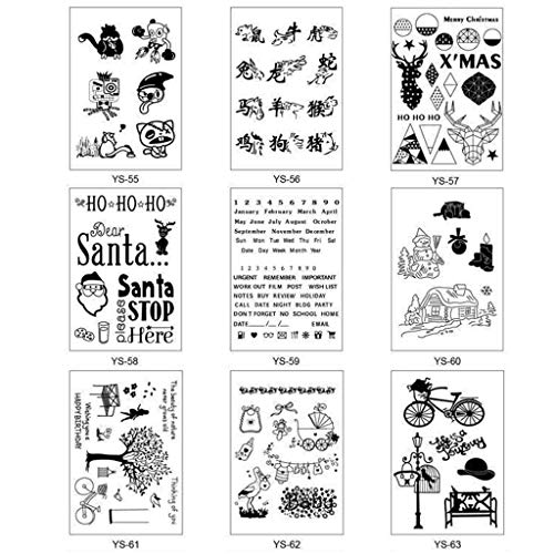 JAGETRADE Clear Stamp,Baby Silicone Clear Seal