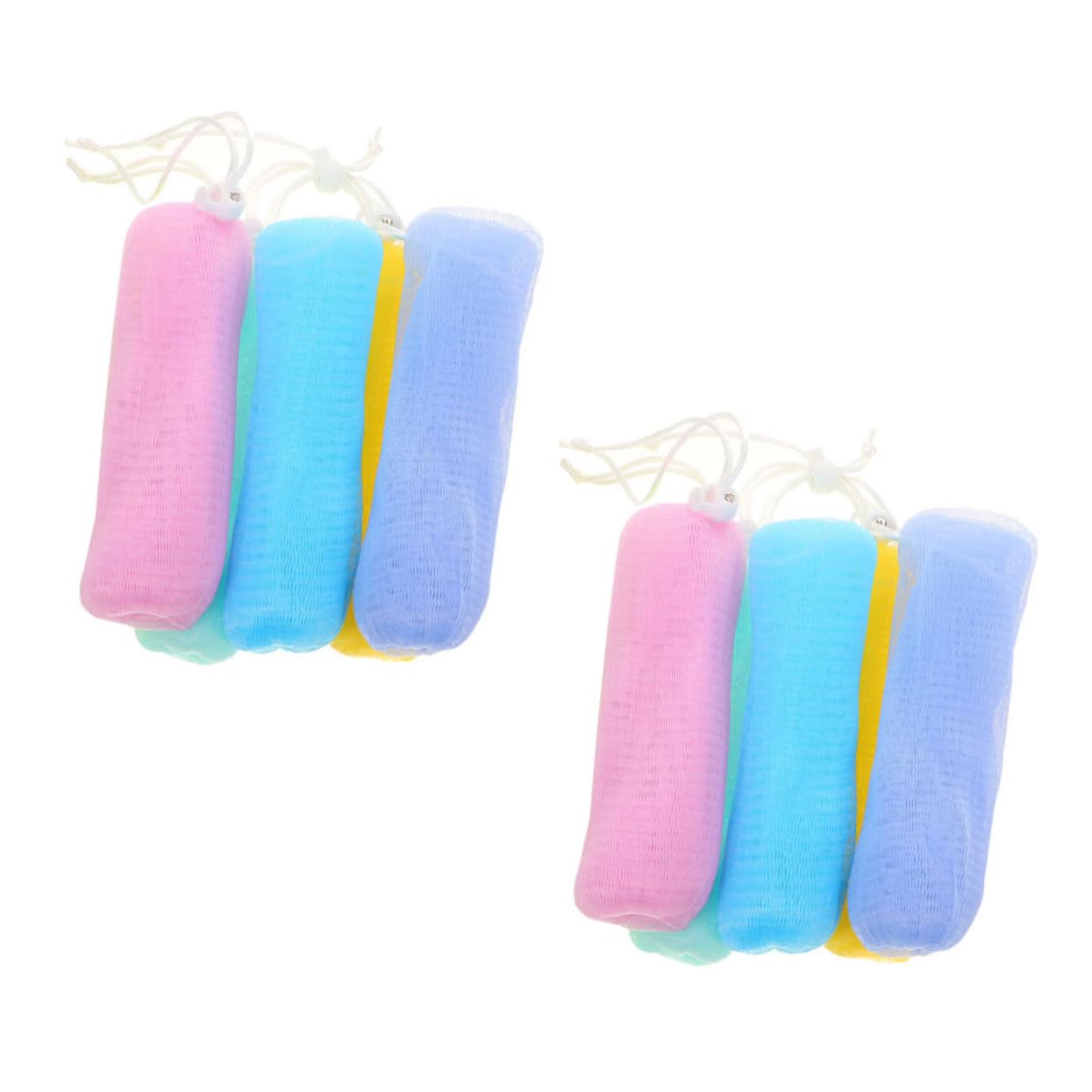 Bolsa de Espuma de Jabón para Ducha Cuerda, 10 Piezas de Malla PP y PE para Producir Burbujas y Secado Rápido