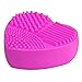 Produktbild Make up Pinsel Reiniger Pinsel Silikon Reiniger Bürste Ei Reinigungsbürste Bürste Scrubber Tool (82X74X28MM, Pink B)