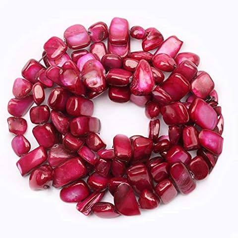 Crushed Shell Beads for Jewelry Making, SONGIN 6-12 mm Large Irregular Crushed Tumbled Pieces Crystal Chip Gemstone Beads for Epoxy Resin Making,Home Décor,Vase Filler and Craft- Dark Purple Cover