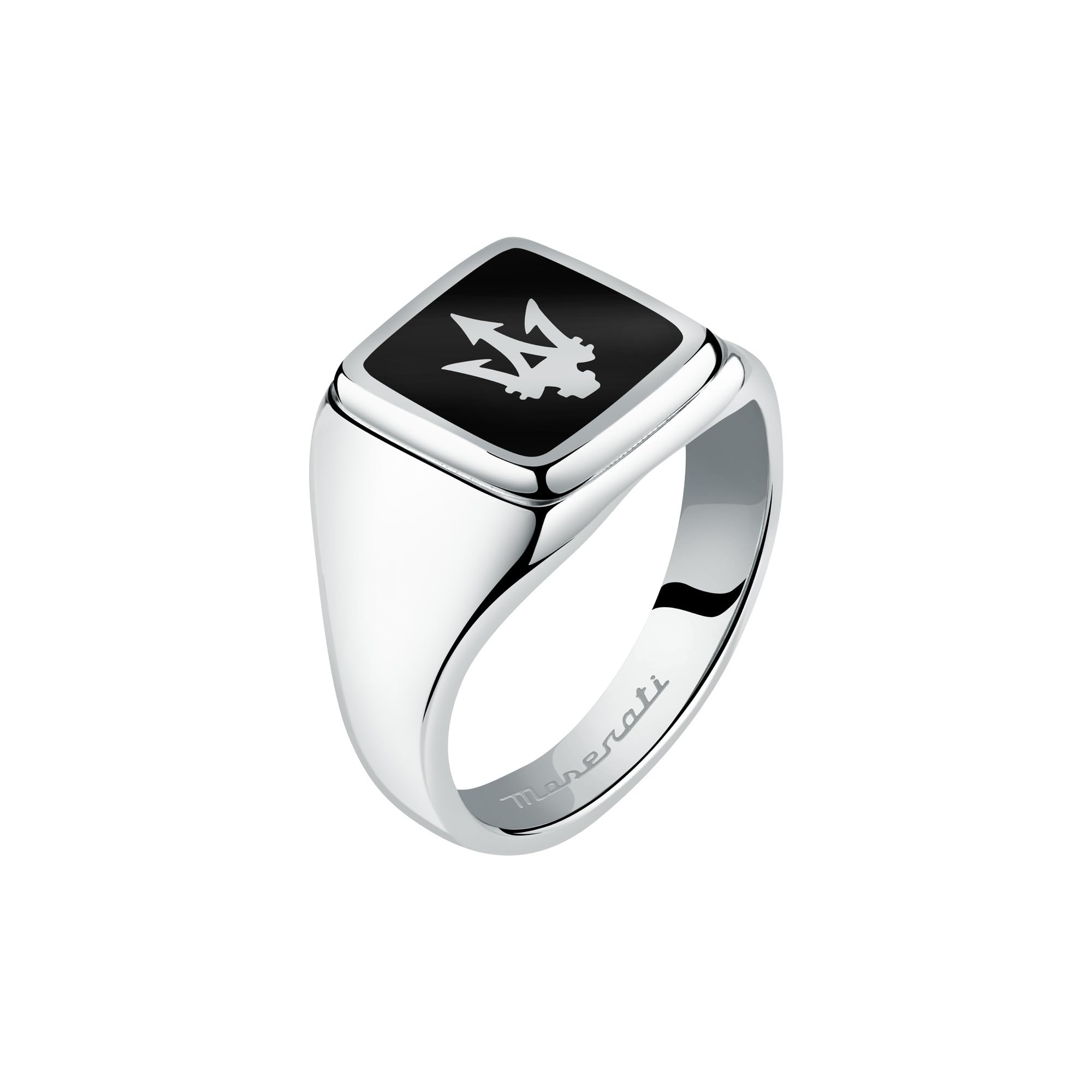 Maserati Jewels Anillo Hombre de Acero, esmalte - JM222AVD070