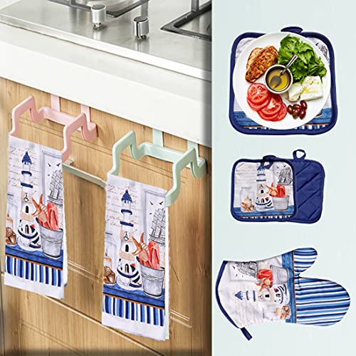 Lobyn Value Packs Decorative Lightweight Kitchen Towel Set 5 Piece Towels - Image 6