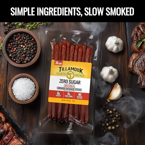 Tillamook Country Smoker Smoked Sausage, Zero Sugar, Original, 16 oz, 36 Count - image 3