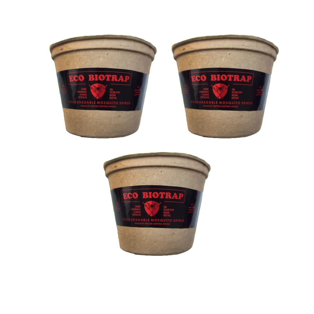 Hicare Eco BioTraps - Mosquito Control Solution, No Electricity, Zero Odor, Lasts 30 Days, Safe & Effective for Indoor/Outdoor Use - Pack of 3-picture-29