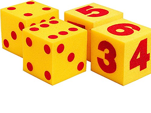 Snap 154074 - dadi giganti di gommapiuma di numeri...