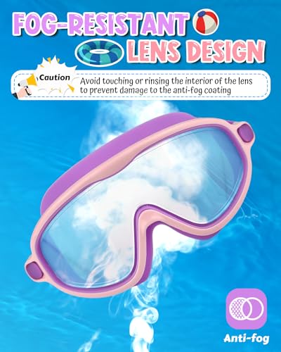 Image of Swim Goggles 2 Pack, Wide View Anti Fog&UV Swimming Goggles for Audlt, No Leak Pool Beach Essentials for Men Women