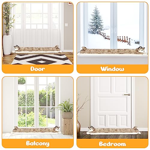 Nabowan Under Door Draft Stopper 36 Inch - Adorable Dog Heavy Duty Under Door Draft Blocker For Door & Window, Animal Draft Stoppers For Bottom Of Door #TOP2