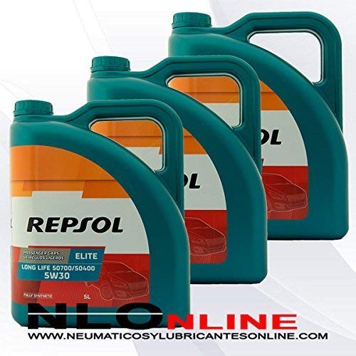 Repsol Aceite Motor Elite TDI 50501 5W-40 5 litros (15 litros)
