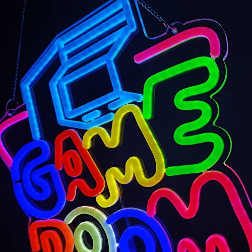 Game Room LED Neon Light Sign for Beer Bar Club Bedroom Office Hotel Pub Cafe Wedding Birthday Party Man Cave Art Wall